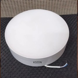 8w RIMLESS SURFACE PANEL ROUND, Cool Daylight
