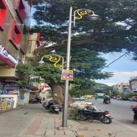 9 MTR GI Octagonal Pole