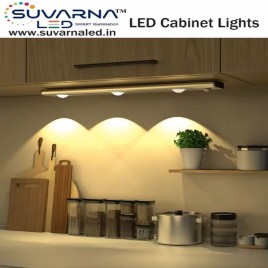 9W Rectangular LED Cabinet Light, Wall Mounted, Warm White