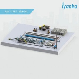 AAC Block Plant  50 M3 / Day Capacity ( ASM 50 - Expandable up-to 200 M3 / Day )
