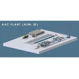 Aac Block Production Plant (Asm30), 30 M3 / Day Capacity (Expandable To 100 M3)
