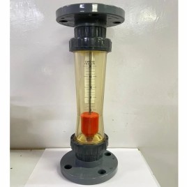 Abs PC CWC Flange Rotameter, For Water, Packaging Type: Box