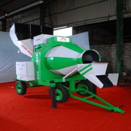 ACME Electric Engine Reversible Concrete Mixer RM800 Concrete Mobile Batching Machine, Output Capacity: 560 Liters
