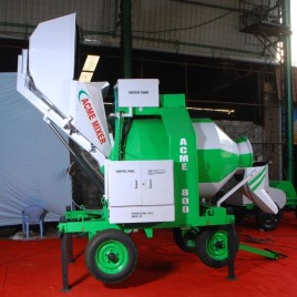 ACME Electric Engine Reversible Concrete Mixer RM800 Concrete Mobile Batching Machine, Output Capacity: 560 Liters