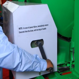 ACME Electric Engine Reversible Concrete Mixer RM800 Concrete Mobile Batching Machine, Output Capacity: 560 Liters