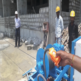 ACME See Saw Material Lift Hoist With Electric Winch, Capacity: 0-1 ton