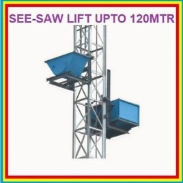 ACME See Saw Material Lift Hoist With Electric Winch, Capacity: 0-1 ton