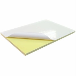Adhesive Paper Chromo Sticker Sheet 13 X19 90/140 Gsm