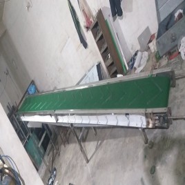AIAS Stainless Steel Cleated Belt Incline Conveyors, Belt Thickness: 8 mm