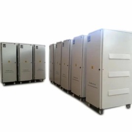 Air Cooling Fully Automatic Three Phase Outdoor Module Servo Stabilizer