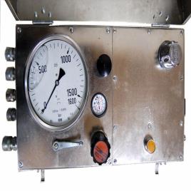 Air Hydraulic Test Pump Gerus Press, 1/2 Inch