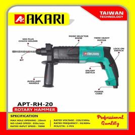 AKARI APT-RH-20 ROTARY HAMMER, 20 mm