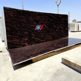 Akv Brown Paradise Granite, For Kitchen, Thickness: 40 mm