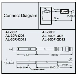 ALIF AL-30R, AL-13DF,AL-20R,AL-40R,AG-49R,AL-39RD,LS-F17P08-02 Magnetic Sensor