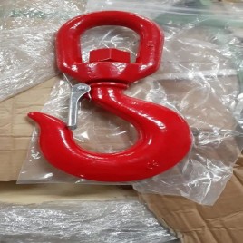 Alloy Steel G80 Polished Swivel Hook With Latch, Powder Painted