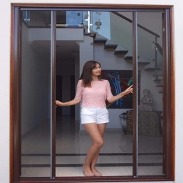 Aluminium Door Fly Mesh System, Door Height: 7 Feet