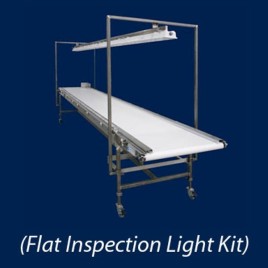 Aluminium Flat Inspection Light Conveyor