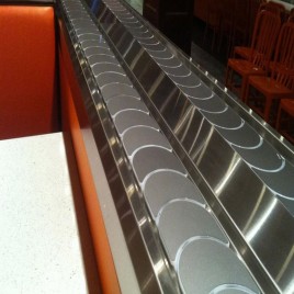 Aluminium Flexible Sushi Conveyor, Length: 1-10 feet