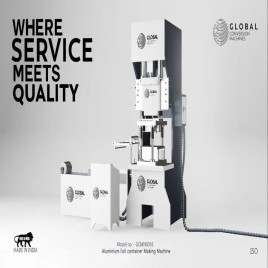 Aluminium Foil Container Making Machine, Production Capacity: 110pcs/min