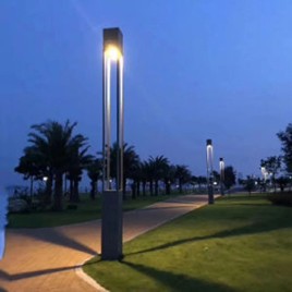 Aluminium LED DECORATIVE POLE LIGHT, Square