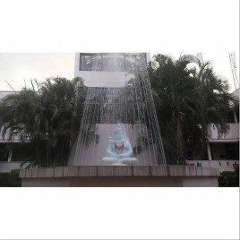 Aluminium Lord Shiva Water Fountain, For In Park