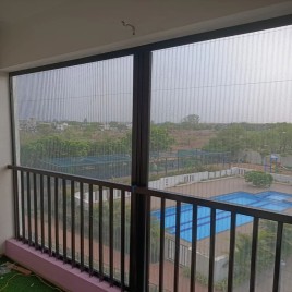 Aluminium Pleated Balcony Mosquito Net