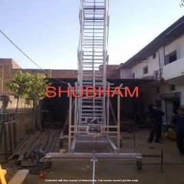 Aluminium Tiltable Extendable Tower Ladder MODEL SEE 103