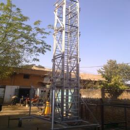 Aluminium Tiltable Extendable Tower Ladder MODEL SEE 103