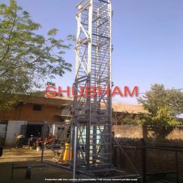 Aluminium Tiltable Tower Ladder, Weight: 350 Kgs