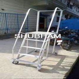 Aluminium Trolley Step Ladder, 7 Steps