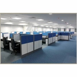 Aluminum It Office Look Modular Computer Workstation, Model Name/Number: GOW-07, Seating Capacity: 6