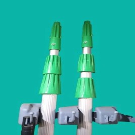 Aluminum White,Green and Gray Telescopic Pole 9Mtr., For Cleaning Purpose, 9 meter