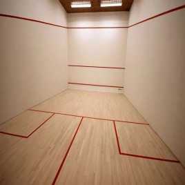 Angera Sports Brown Maple Wooden Squash Court Flooring, Finish Type: Matte, Thickness: 21 mm