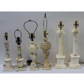 Antique Marble Lamps, For Decorative