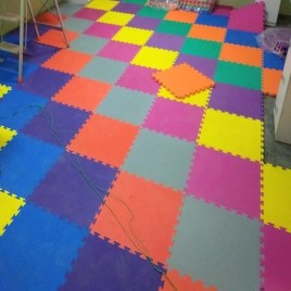 Antiskid Multicolor Soft Mats for Kids, Size/Dimension: 1 x 1 feet
