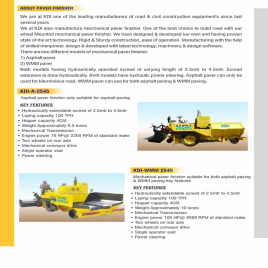 Apollo Bitumen Paver, Automation Grade: Manual