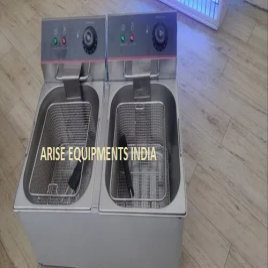 Arise Electric Double Deet Fat Fryer, 2.5+2.5 KW, Capacity: 8+8 Ltr