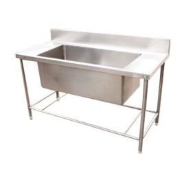 Arise_Custom Stainless Steel Pot Wash Sink, Single