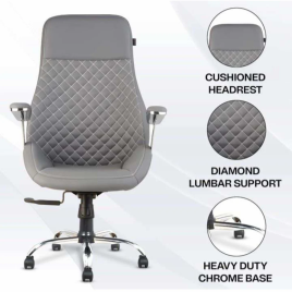 ARKA58 Leather Office Chair, Warranty: 3 Year