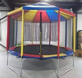 14ft Trampoline with Roof