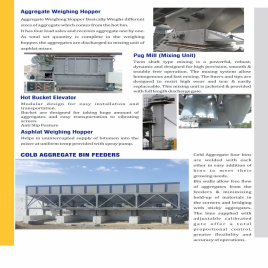 Asphalt Batch Mix Cum Drum Mix Plant