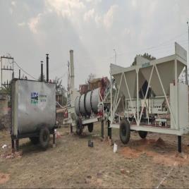 Asphalt Mobile Hot Mix Plant DM25, For Road Construction
