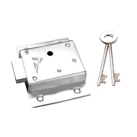 Attic Iron Cupboard Lock, Stainless Steel