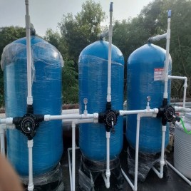 Automatic 100 LPH Industrial Water Softener