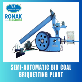 Automatic 1000-1500 kg/hr Jumbo Briquetting Machine, 90mm, 2500-3000