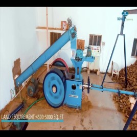 Automatic 1000-1500 kg/hr Wood Chips Briquetting Machine