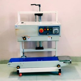 Automatic 5 Kg Continues Band Sealer Machine, Vertical