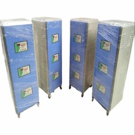 Automatic 98% 30 KVA Air Cooled Servo Voltage Stabilizer, 400V, 220V