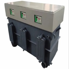 Automatic 98% 800 KVA Oil Cooled Servo Voltage Stabilizer, 400V, 220V