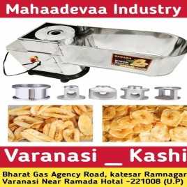 Automatic Banana Chips Making Machine, Capacity: 100 kg/hr